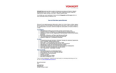 Service-Techniker ganze Schweiz